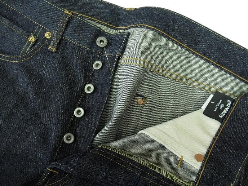 専用 未洗い品 ハウゼンブロス 隠しリベット セルビッチ リジット デニム L