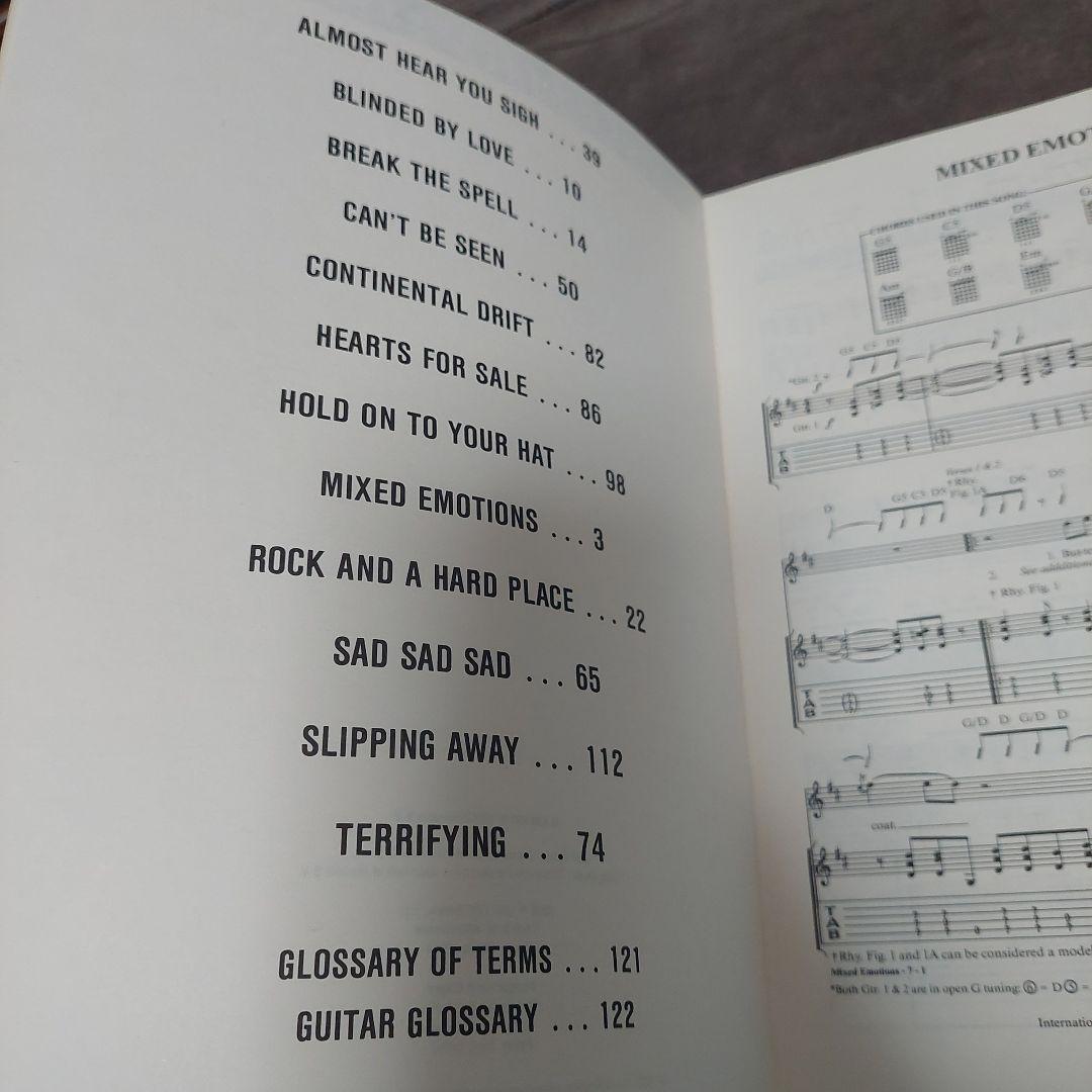 ROLLING STONES STEEL WHEELS 楽譜 ギター