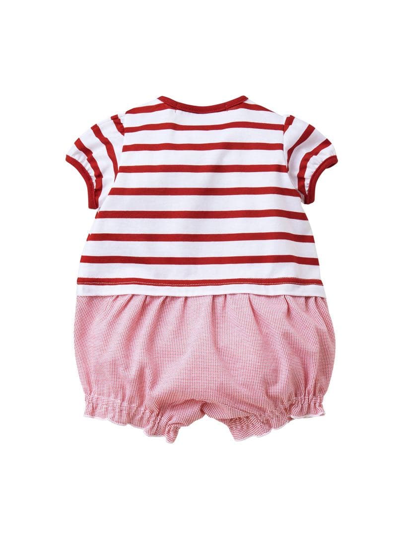 新品未使用 familiar 袖付ロンパス 80cm