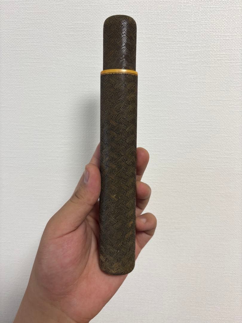 【小城】極上材キセル筒 提物 煙草入 時代物 細工 喫煙グッズ 明治時代