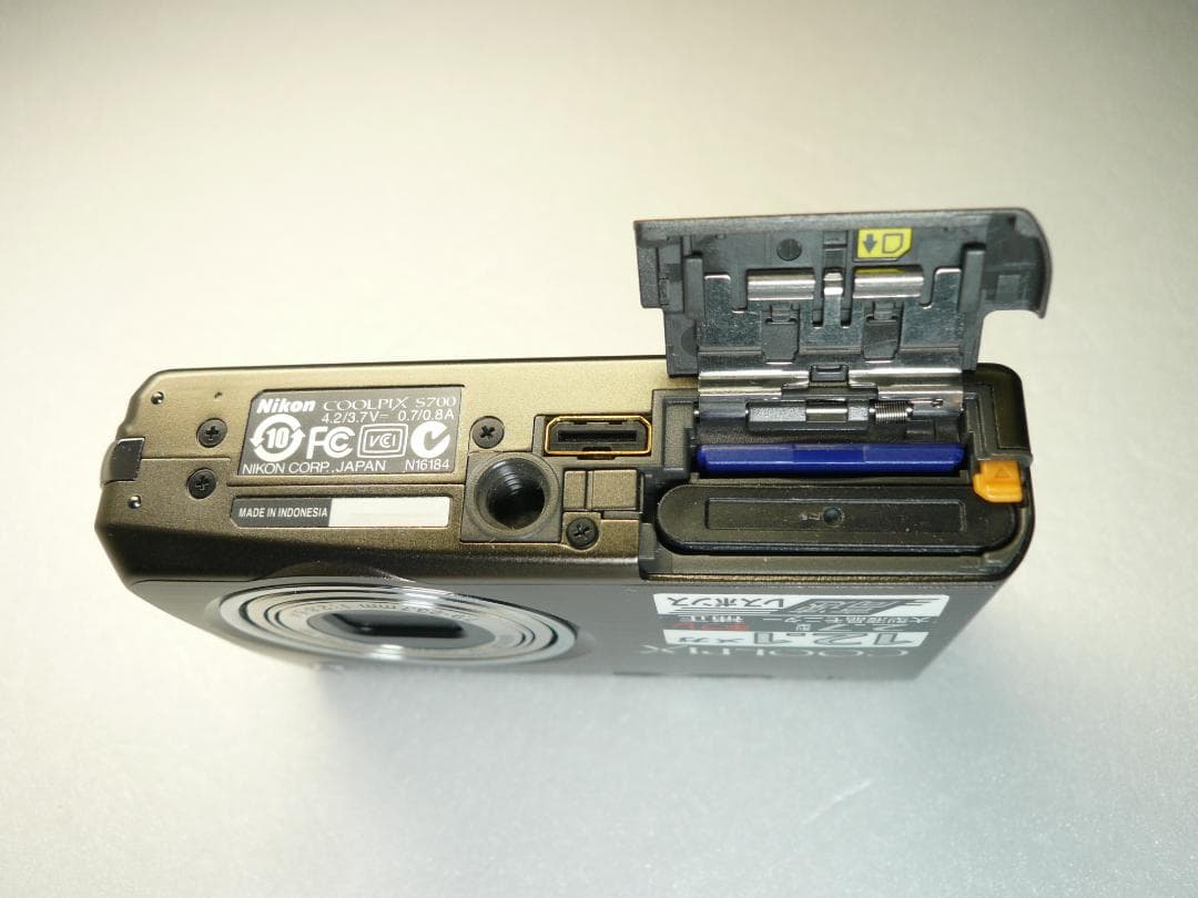 Nikon★COOLPIX S700⭐️極美品⭕️安心の実働品❤️美しいガンメタ