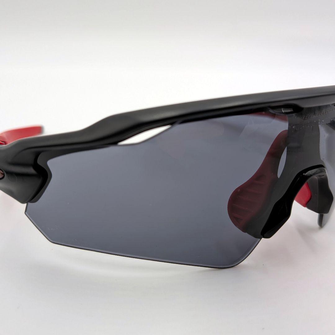 OAKLEY RADAR EV ブラック×レッド スポーツ 自転車 ランニング