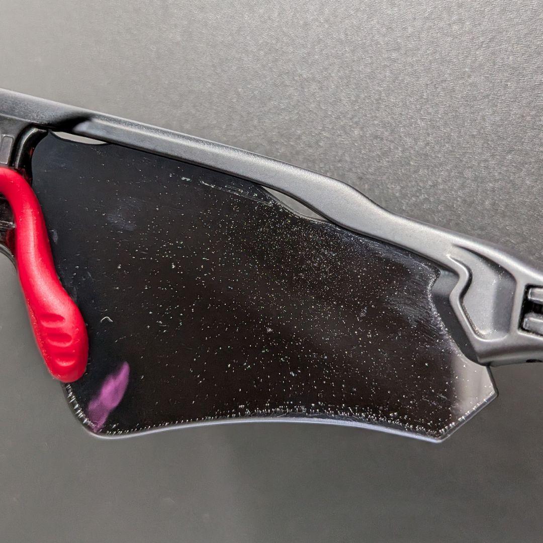 OAKLEY RADAR EV ブラック×レッド スポーツ 自転車 ランニング