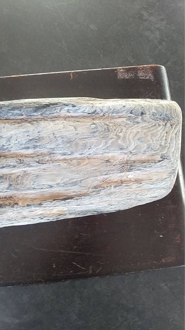 化石　珪化木　木化石　天然石 鑑賞石　水石　ビンテージ　古道具