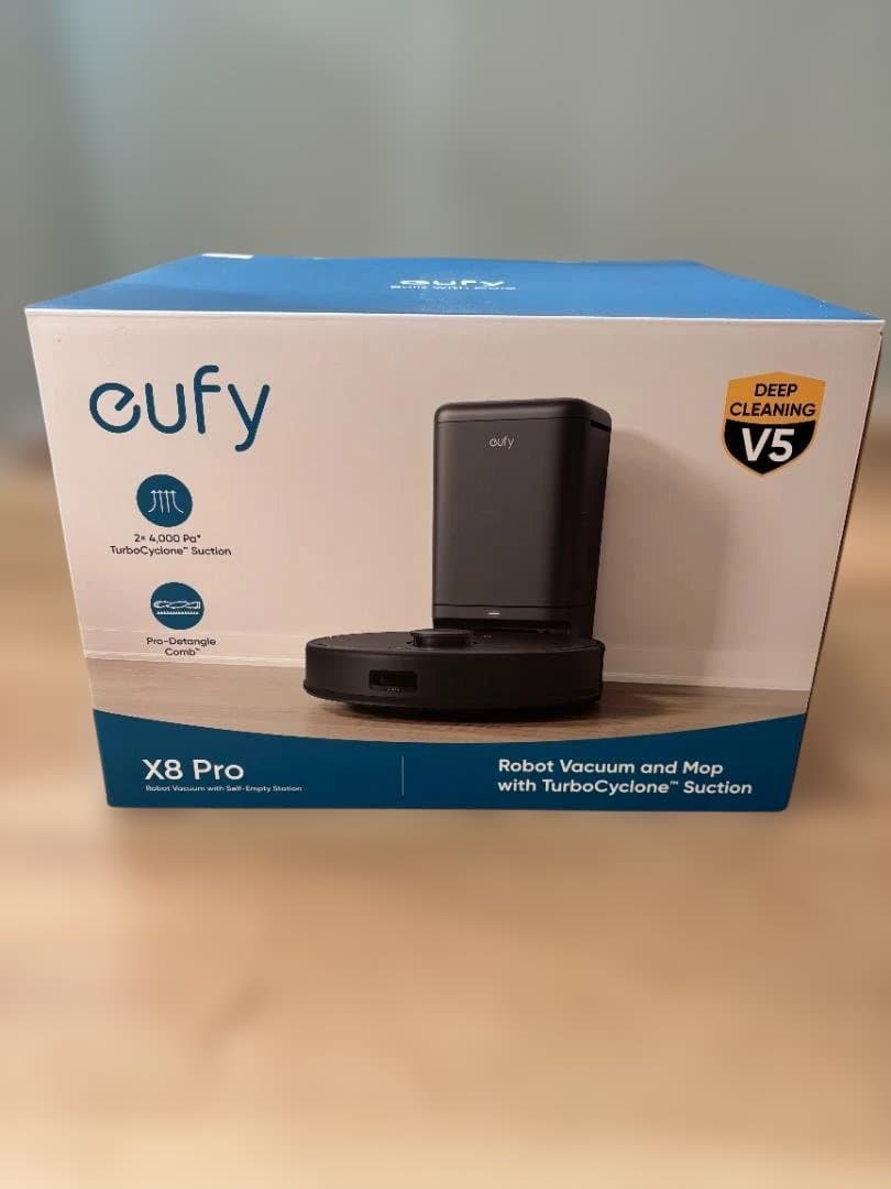 新品未開封 eufy X8 Pro ロボット掃除機 自動ゴミ収集ステーション付き