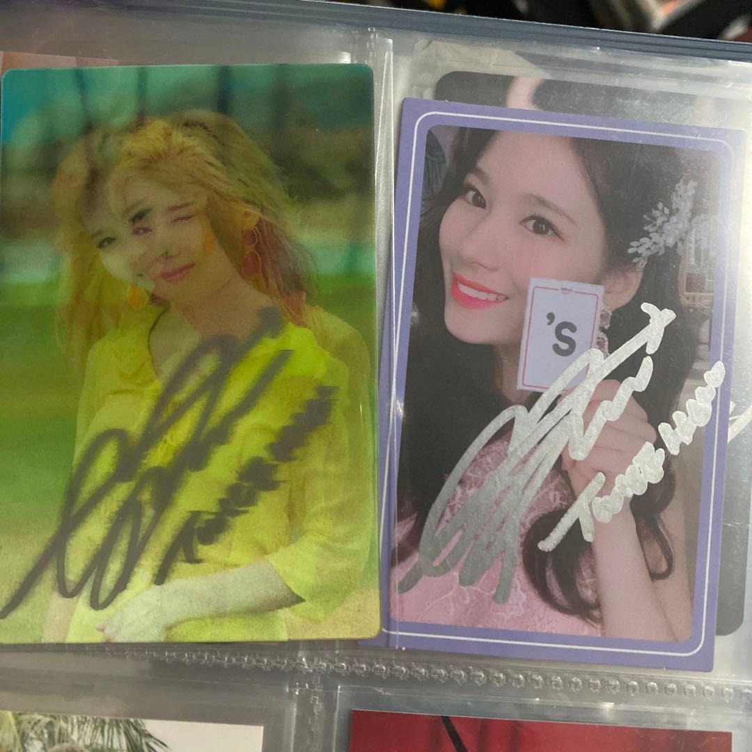 TWICE サナ　サイン　直筆　トレカ　セット