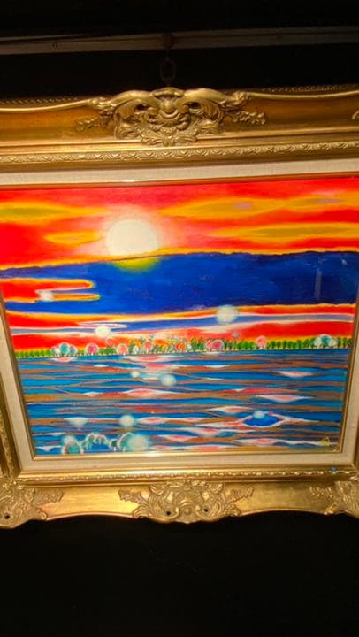 【アクリル画 】商品名　「ふりそそぐ光」限定品　新品未使用品　10号