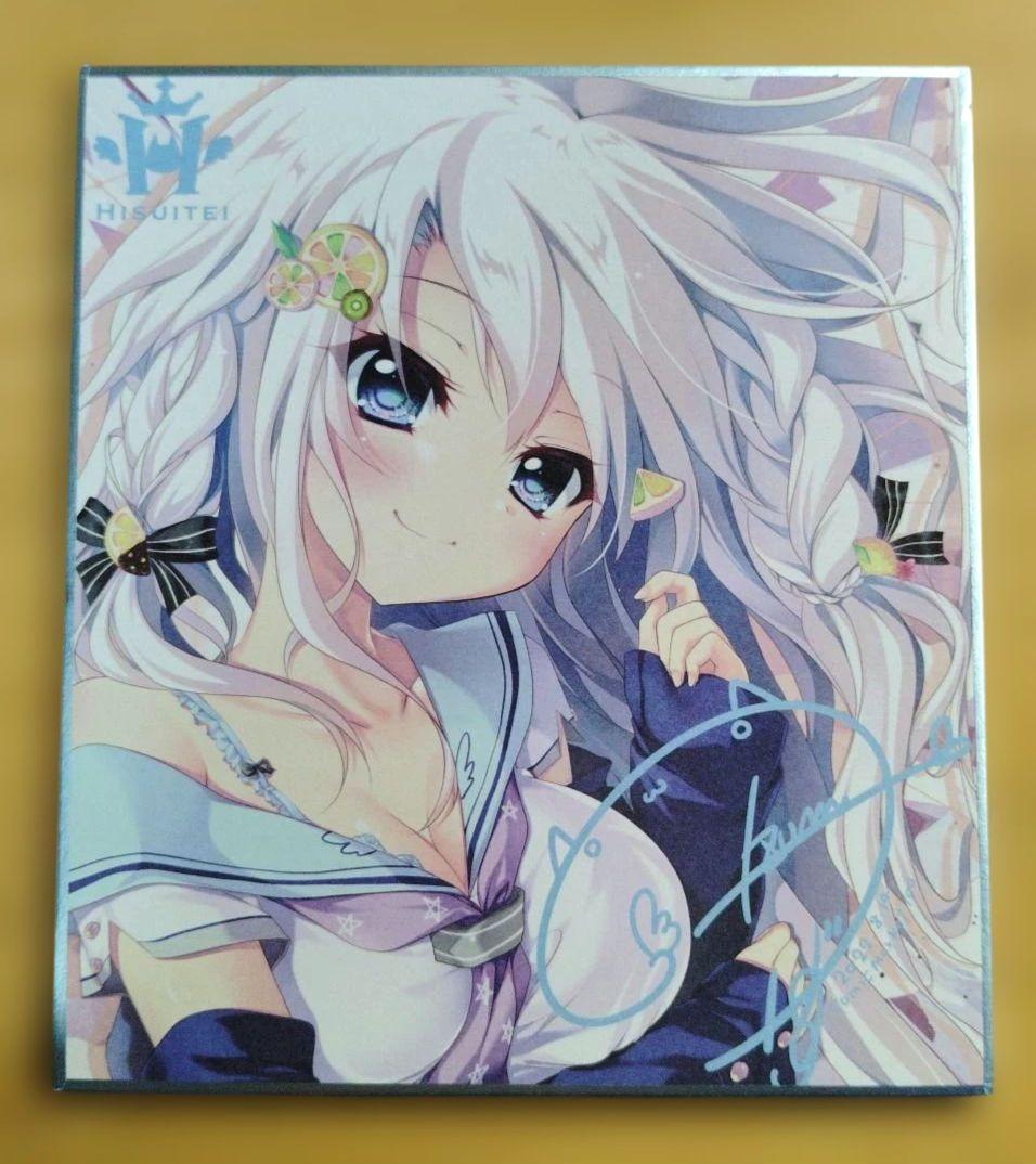 ❤9-nine-❤新海天ちゃん❤ミニ色紙❤和泉つばす❤翡翠亭❤