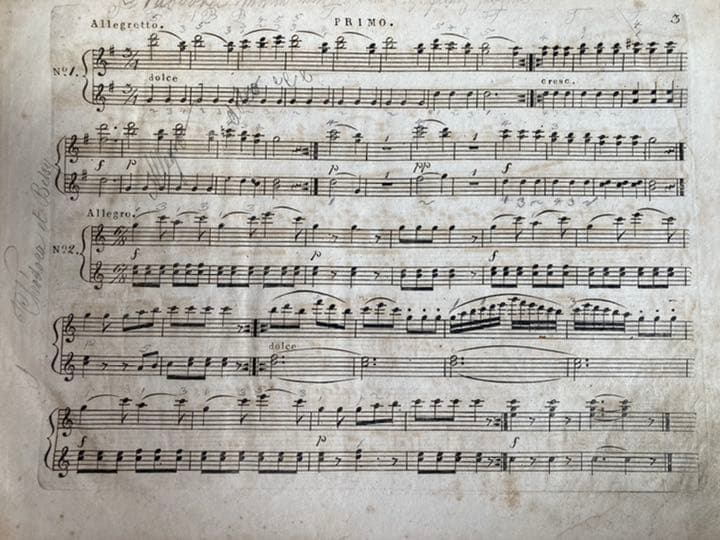 ヴァンハル：４手のピアノ小品集Weinmann XIIb.2（ca.1800）