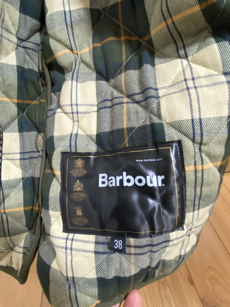 Barbour キルティングベスト　ZIP IN LINER サイズ38