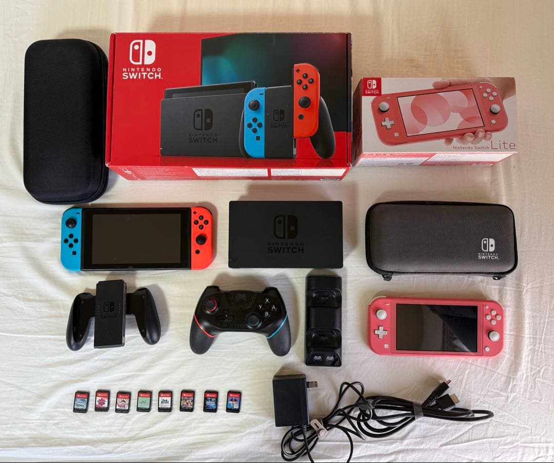 Nintendo Switch & Lite セット（カセット付き）