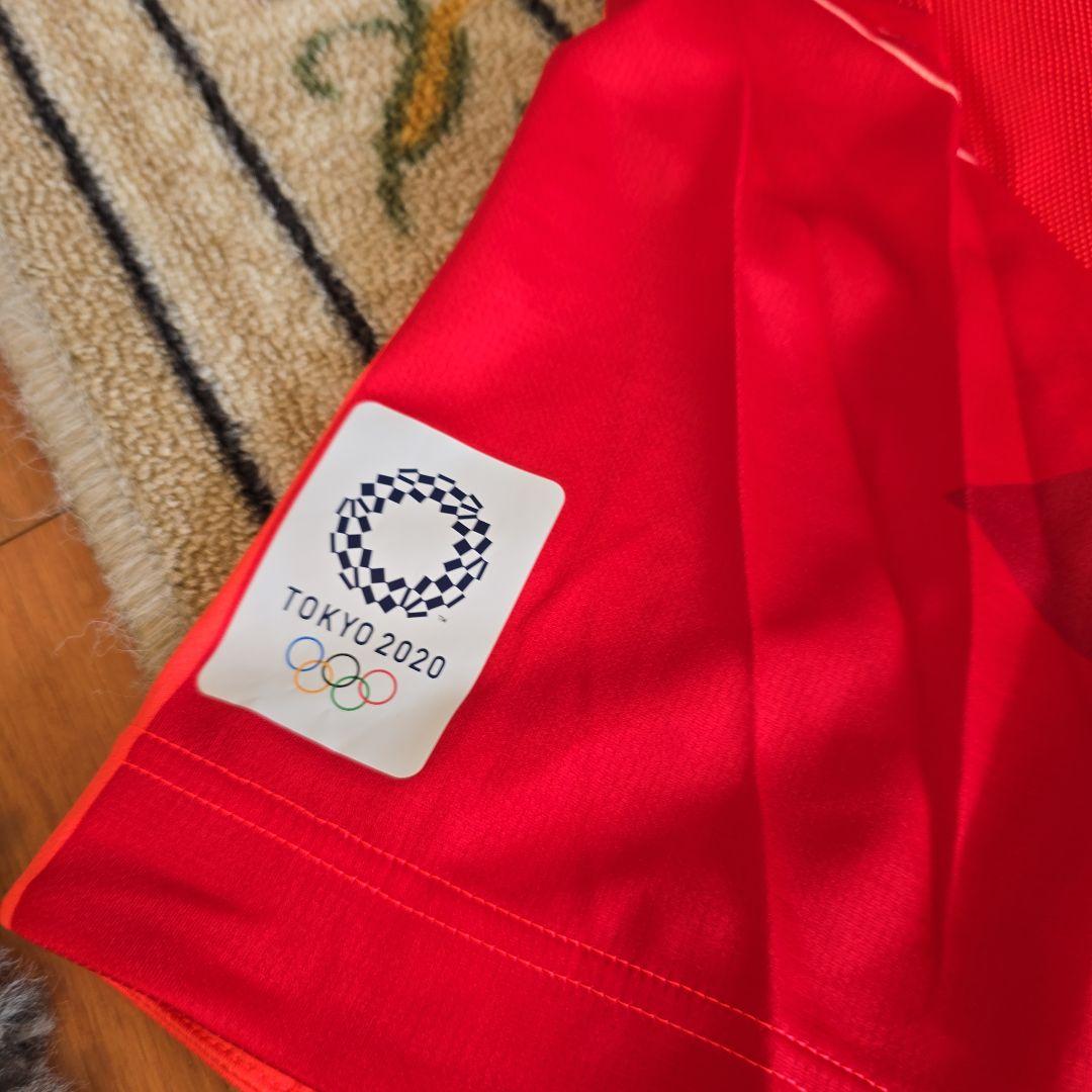 新品)非売品 東京2020オリンピック オフィシャルチームロゴ付 ポロシャツ
