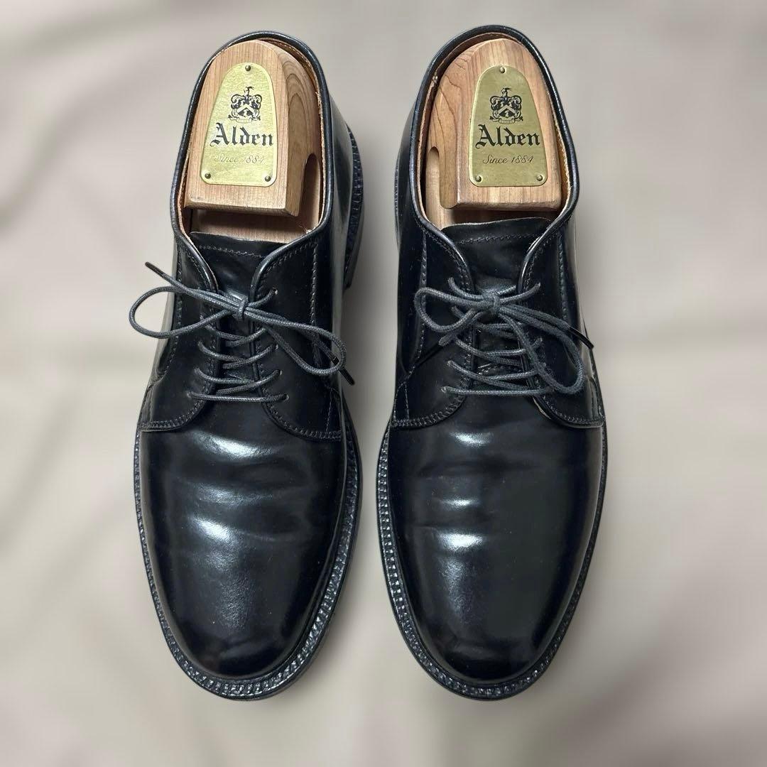【超美品】ALDEN/オールデン コードバン プレーントゥ 9901 6.5D