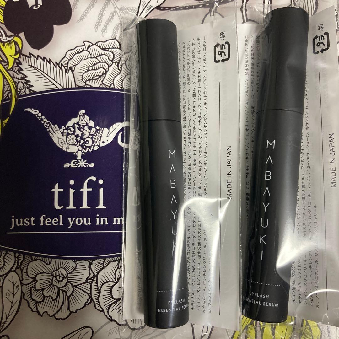 MABAYUKI マバユキ　まつ毛美容液 2本セット 使い方説明文つき