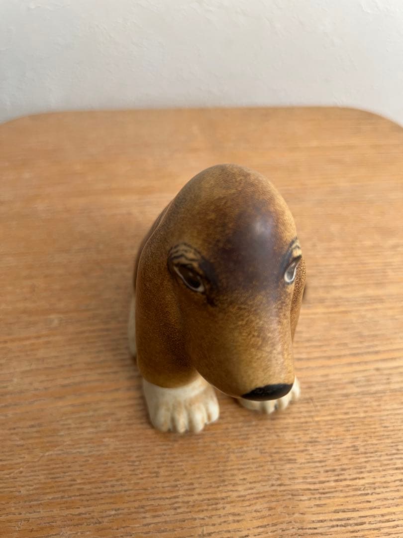 美品　リサラーソン Lisa Larson ケンネル バセットハウンド 犬 北欧