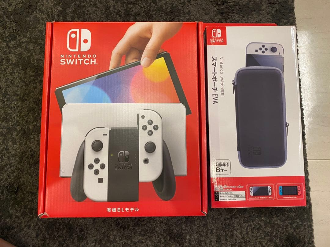 【美品】Nintendo Switch 有機ELモデル ホワイト/ブラック