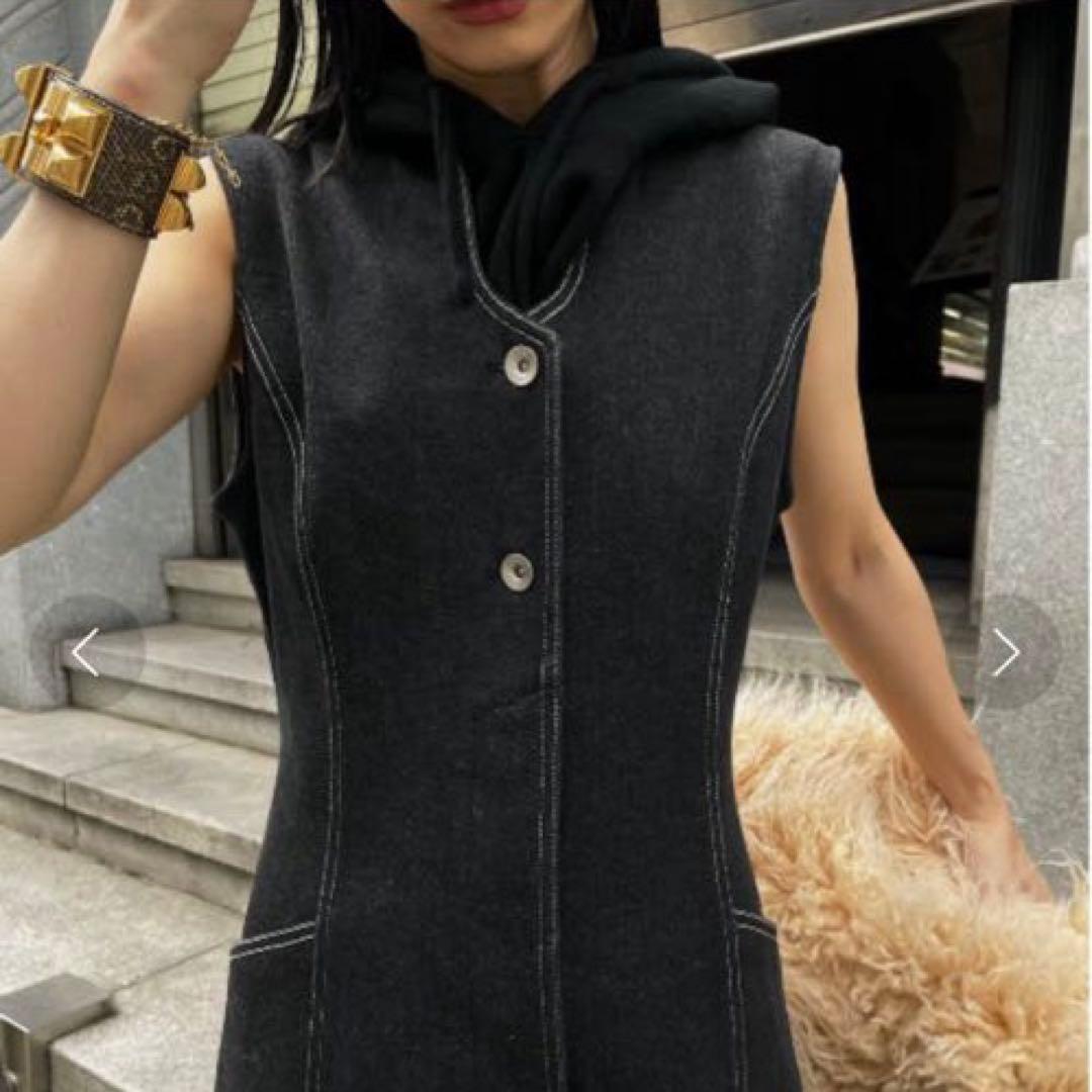 アメリ✳︎UND 3WAY DENIM DRESS デニム　ジャケット　ワンピース