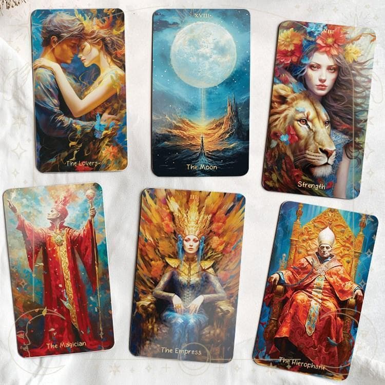 【正規品タロットカード】新作✨入手困難な海外美麗デッキ✨光の王国のタロットカード