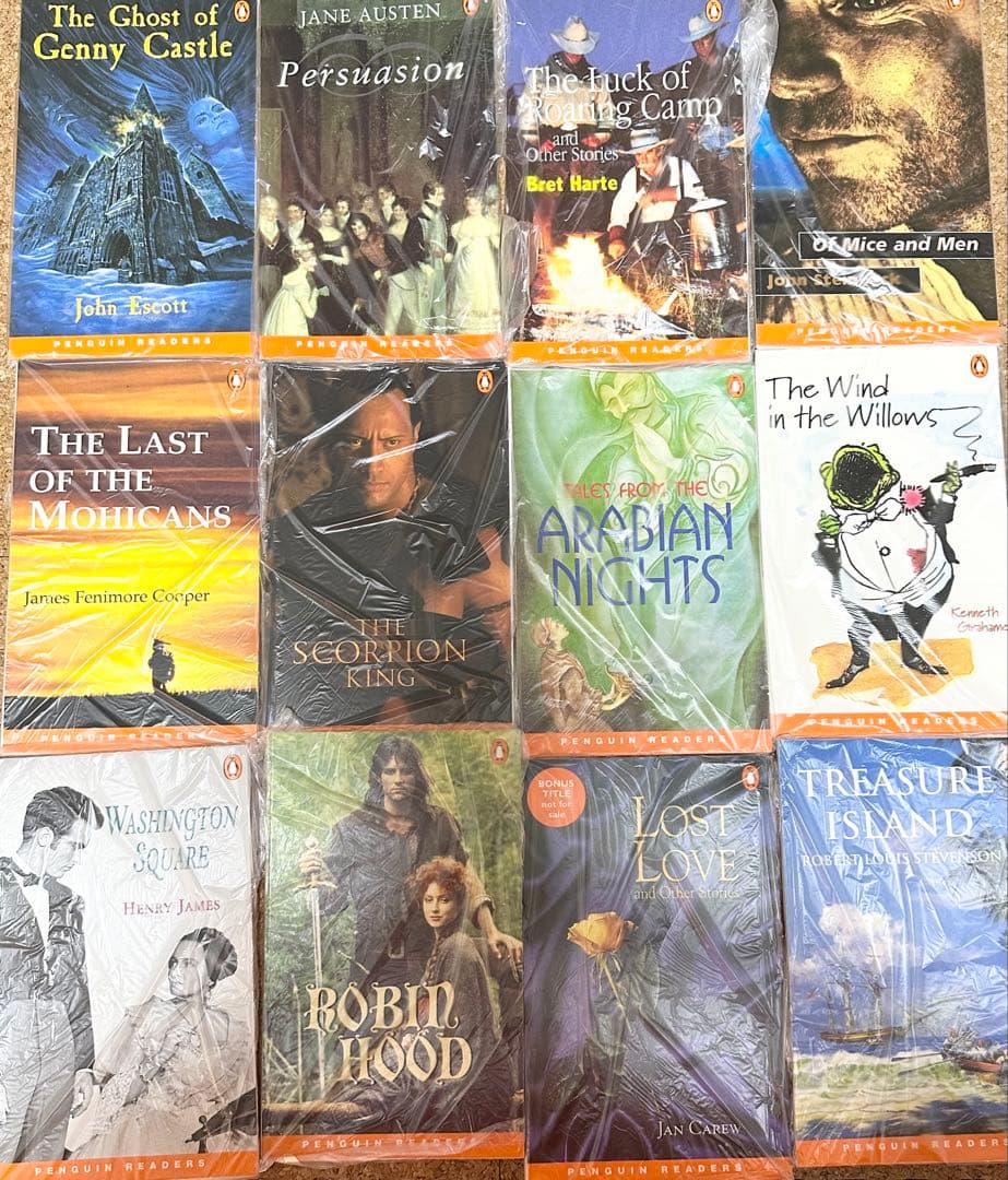 【裁断済】英語多読　Penguin Readers Level 2 77冊