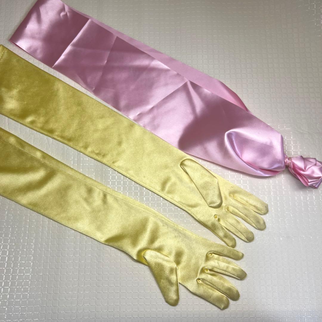 【01N】ビビディバビディブティック　美女と野獣ベル　ドレス140センチ