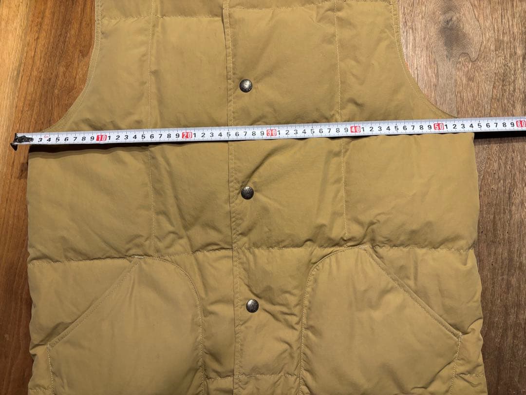 SIERRA DESIGNS ダウンベスト ベージュ/オレンジ