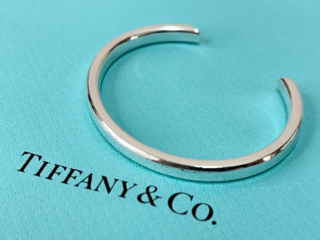 極美品 ティファニー メイカーズ 1837 バングル ブレスレット 925