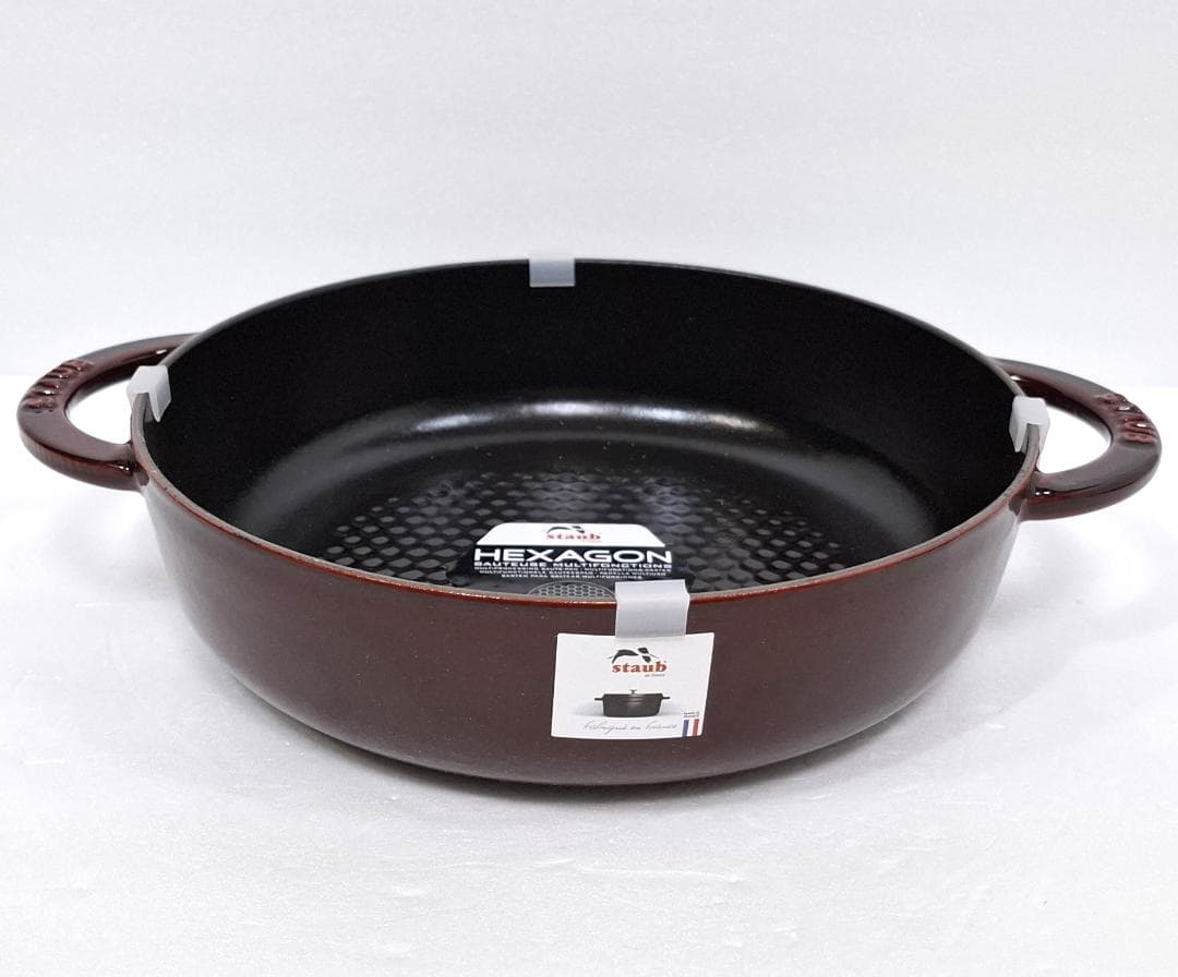 新品★ストウブ STAUB★ニダベイユ ソテーパン★24cm★グレナディンレッド
