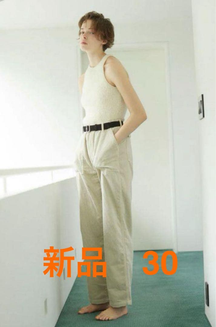 新品未使用　shishikui corduroy baker cream