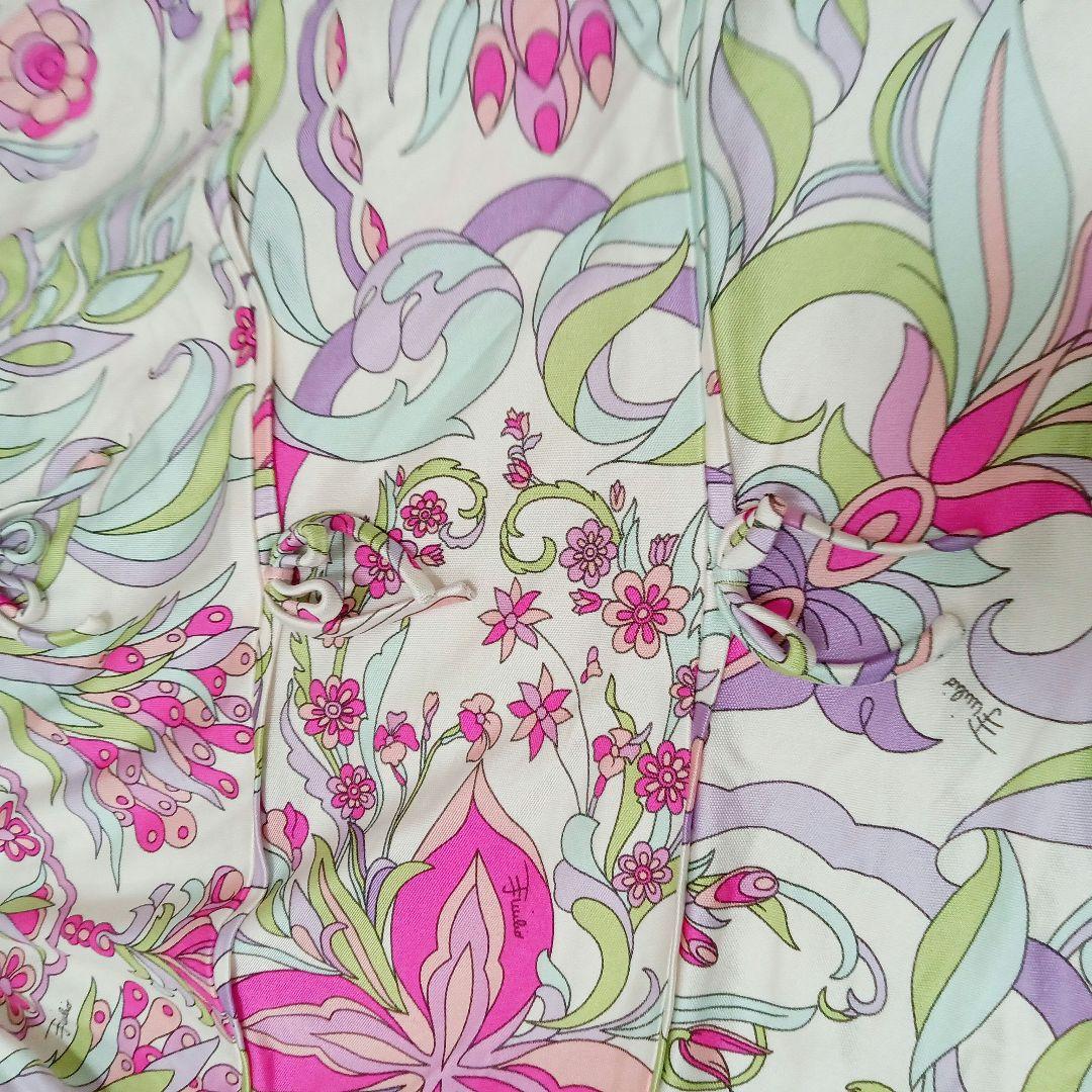 ​シルク100% EMILIO PUCCI キャミソール プッチ柄 LVJタグ