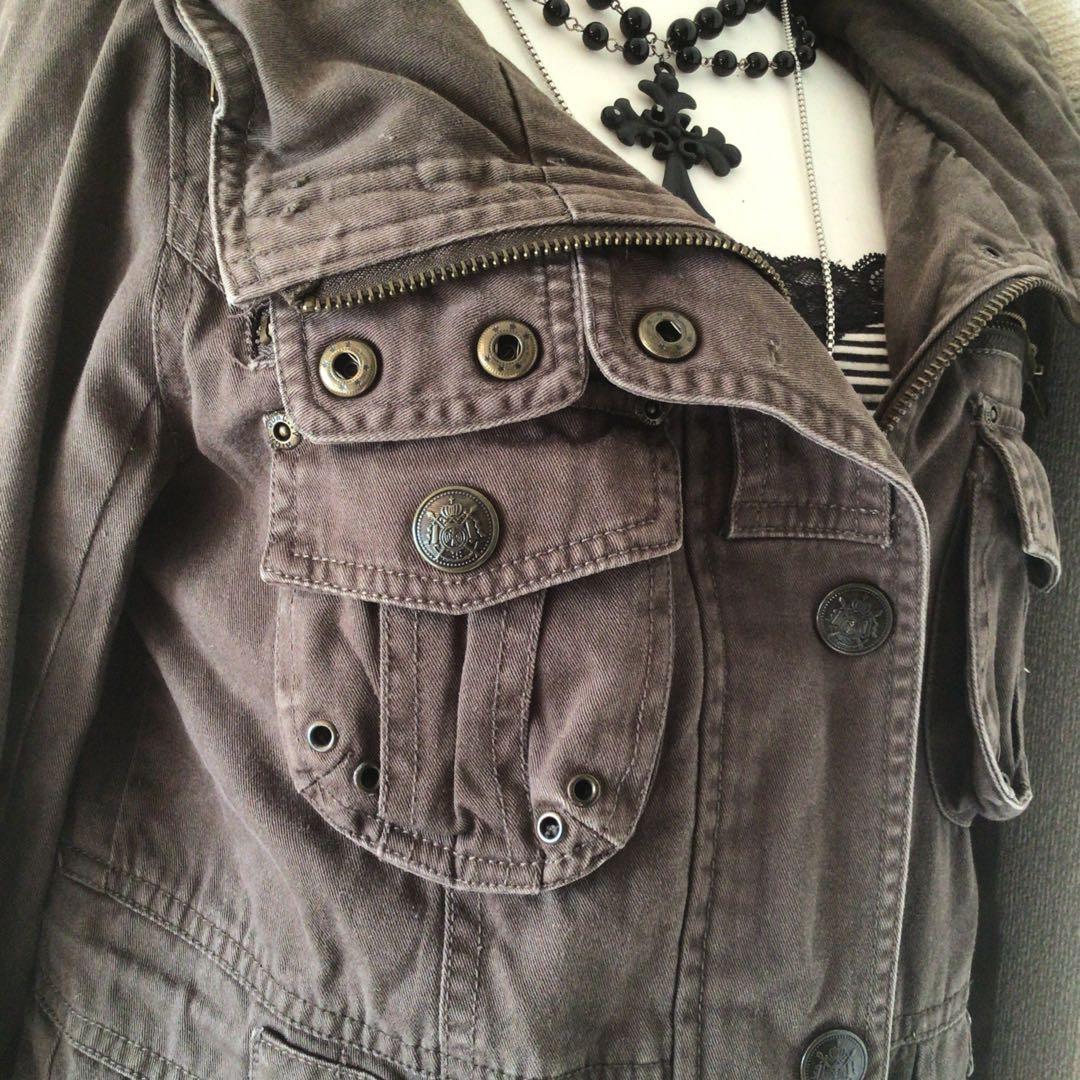 y2k 00s archive グランジgeek モッズコート　お兄系平成ギャル