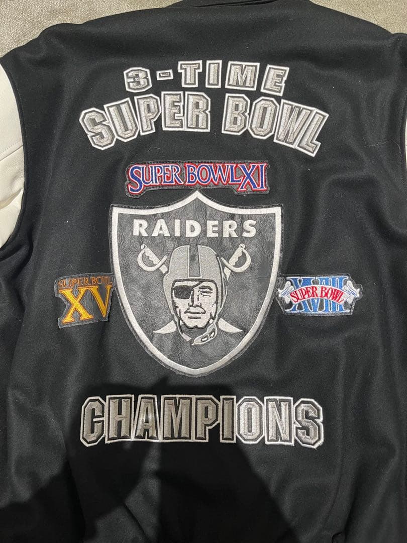 【希少】RAIDERS ボンバージャケット NFL公式