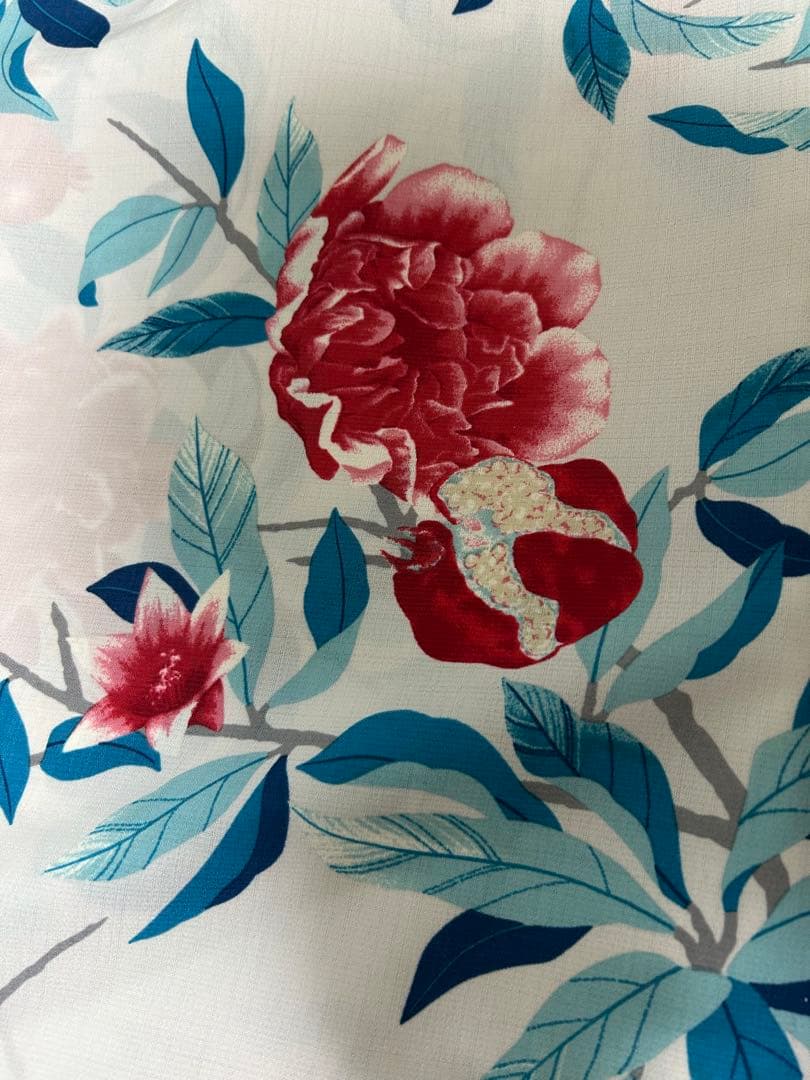 撫松庵　浴衣　セオアルファ　柘榴　ざくろ