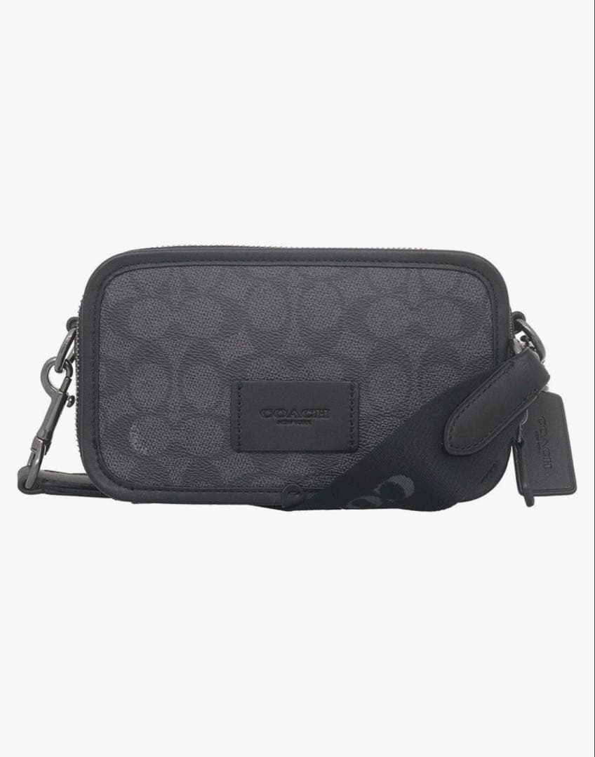 COACH ブラック ショルダーバッグ CW365QBM5