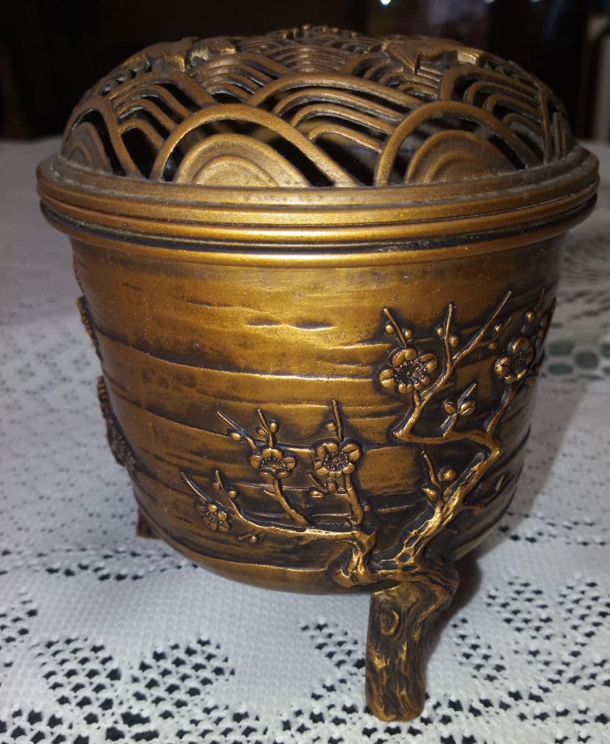 精山 銅製香炉
