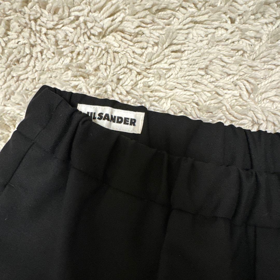 激安 ジルサンダー スラックス 黒 44