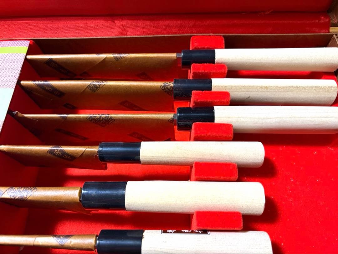 秀岳　和包丁　御料理包丁　6本セット　新品未使用　日本料理