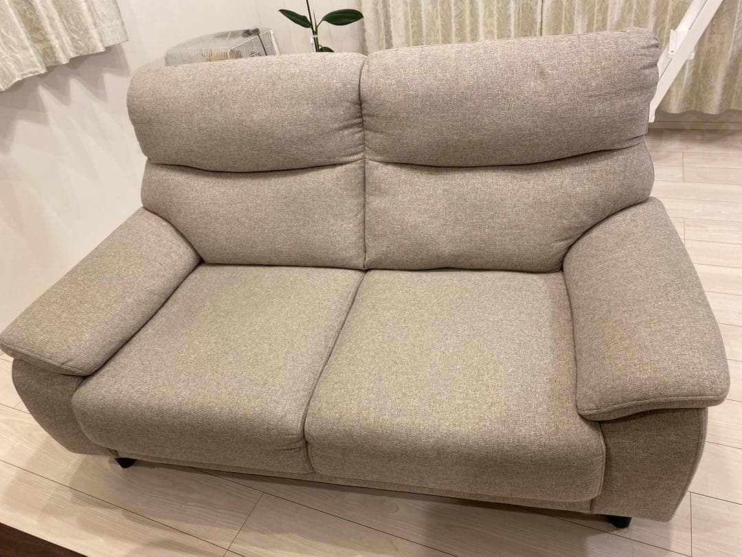 ニトリ 2人用ソファー モカ