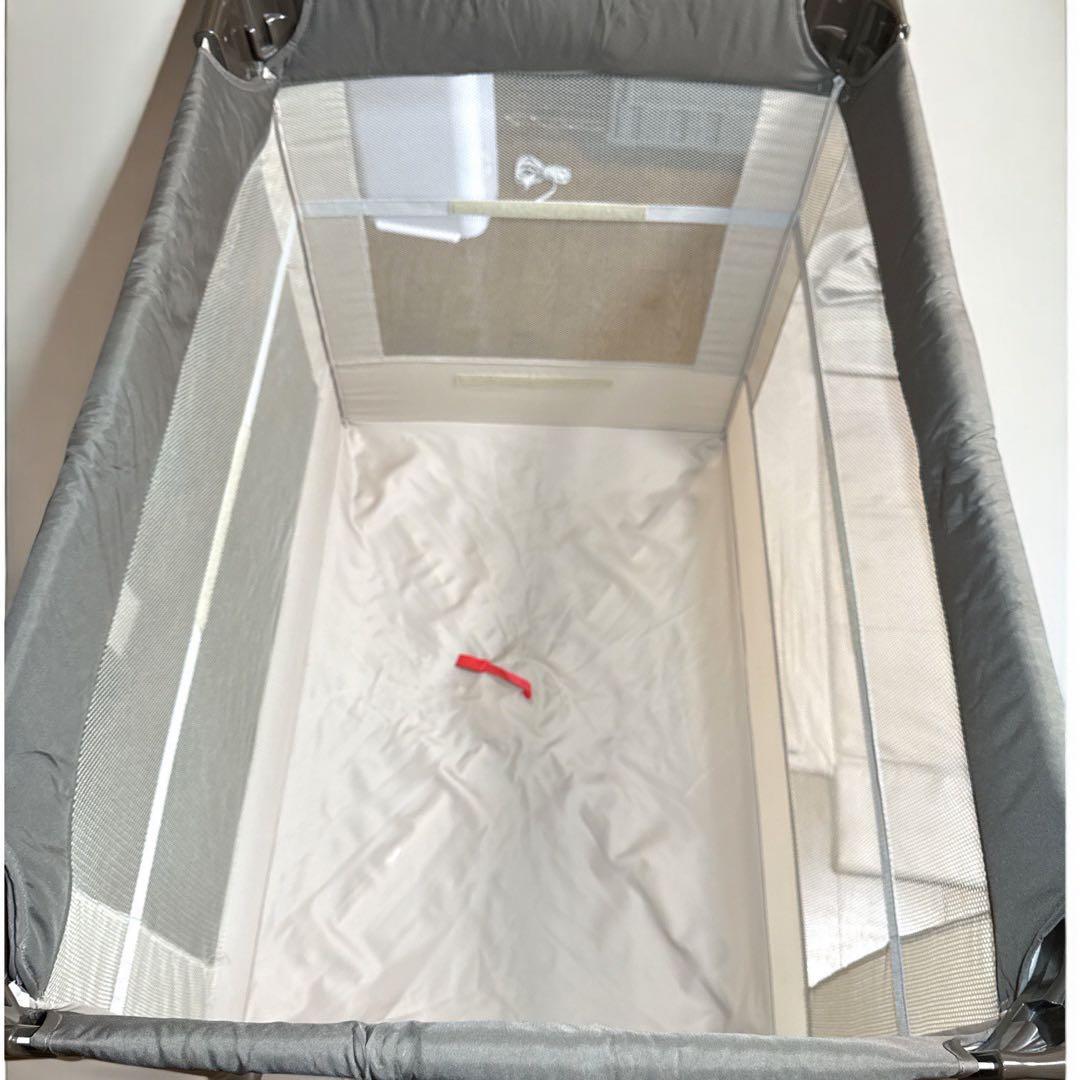 【美品】アップリカ ココネルエアー ベビーベッド ココア　66041