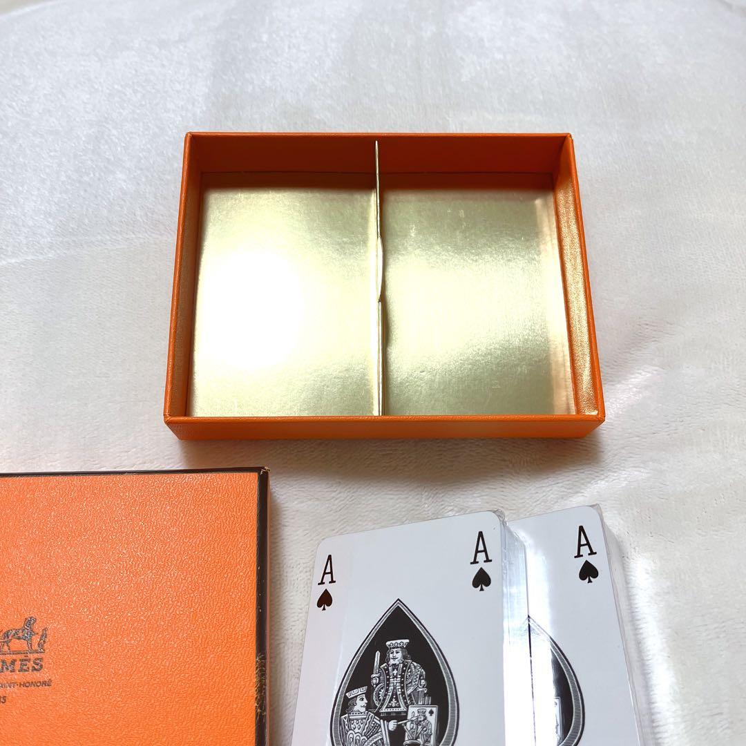 新品・未開封⭐︎レア◆HERMES◆ エルメス トランプ 赤・青 2セット 箱付き