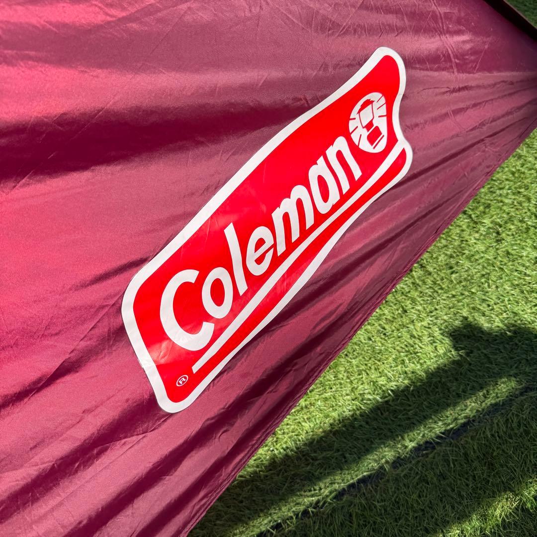 美品　コールマン タフドーム3025 バーガンディ テント