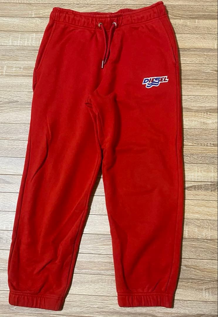 DIESEL ディーゼル　スウェットパンツ 赤・青　14y 140 150