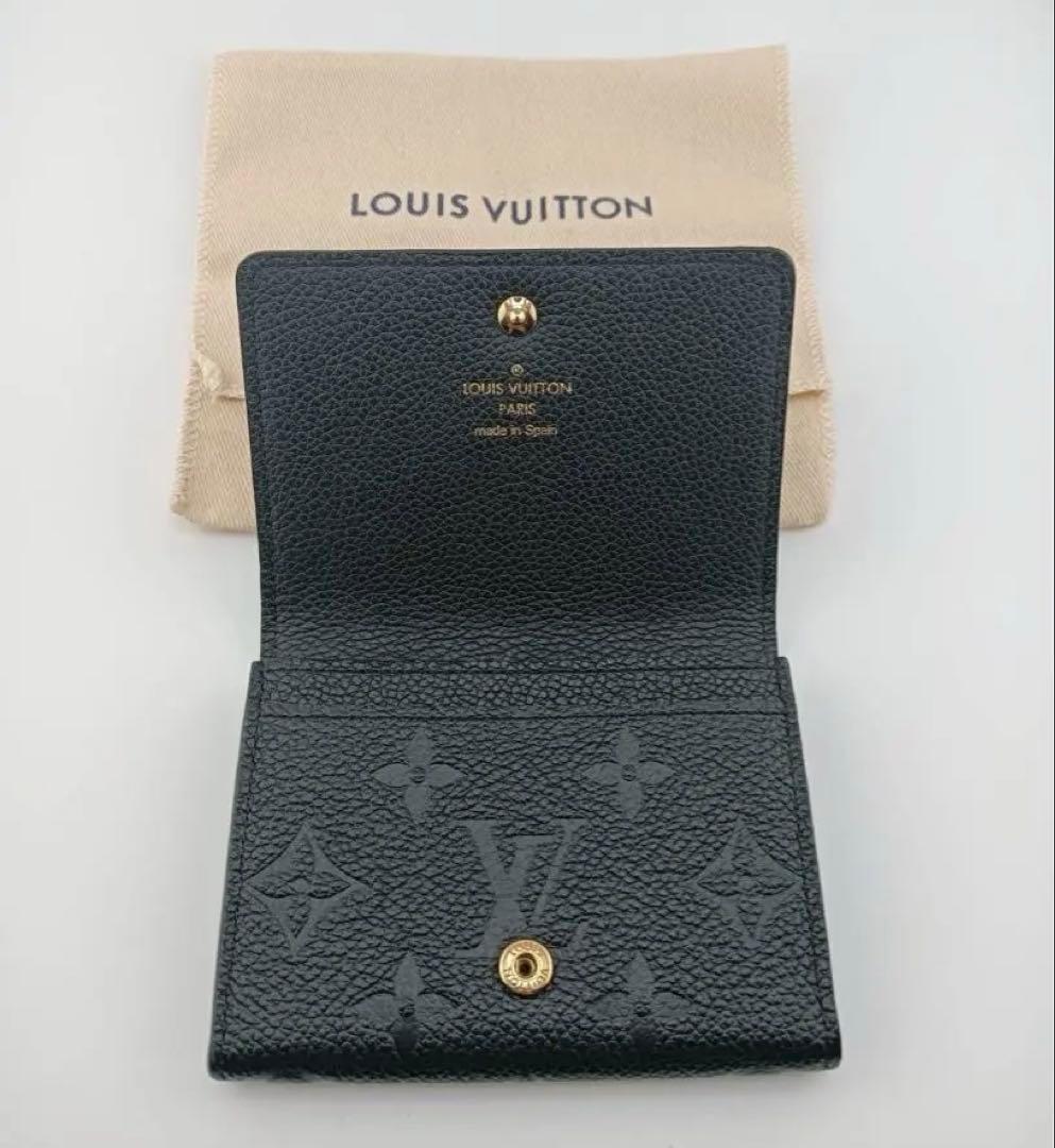 ルイヴィトン アンヴェロップカルトドゥヴィジット ノワール 名刺入れ