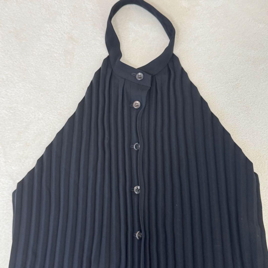 極美品✨ISSEY MIYAKE プリーツ　変形　ブラック　チュニック