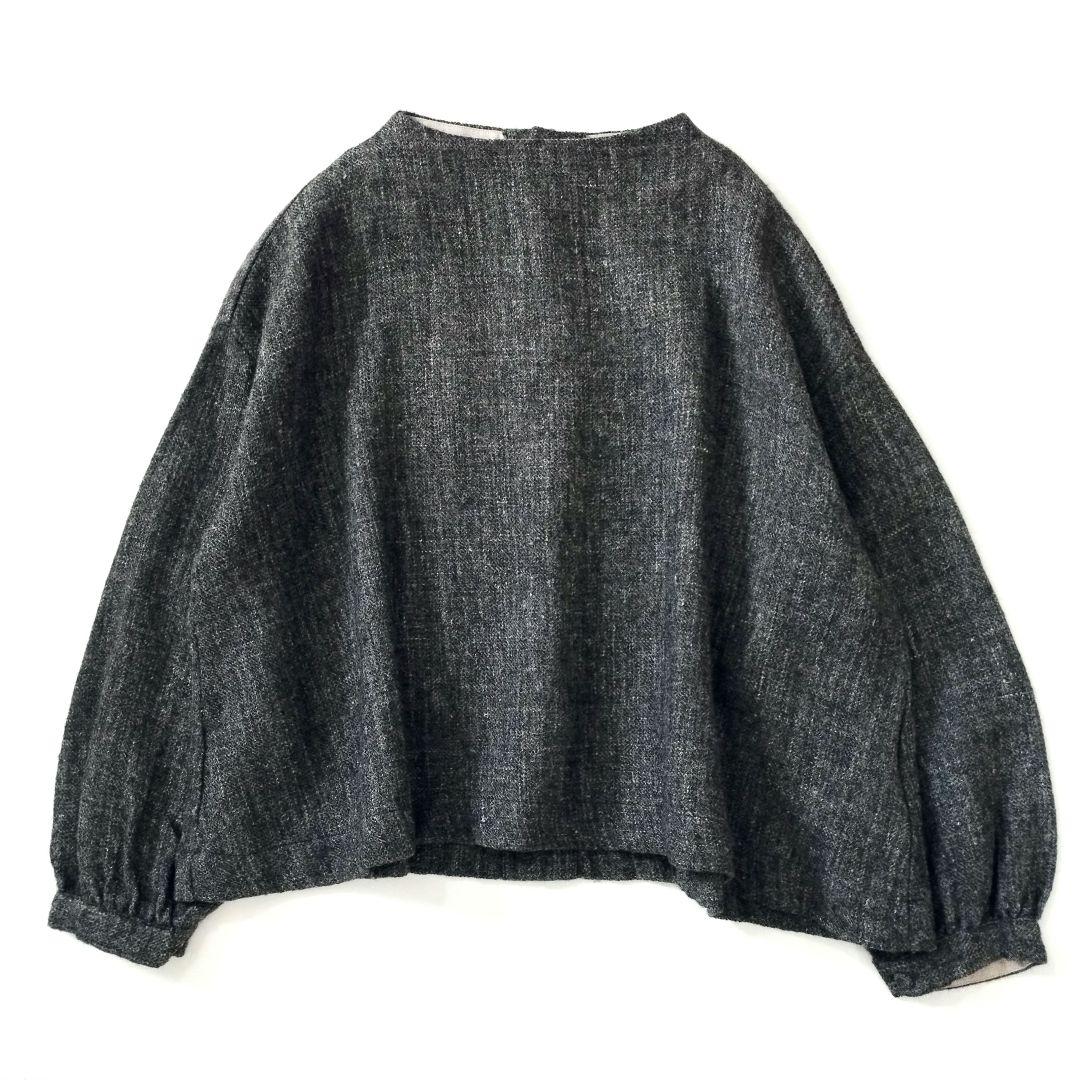 nestrobe✨シェットランドウールリネン プルオーバー シャツ