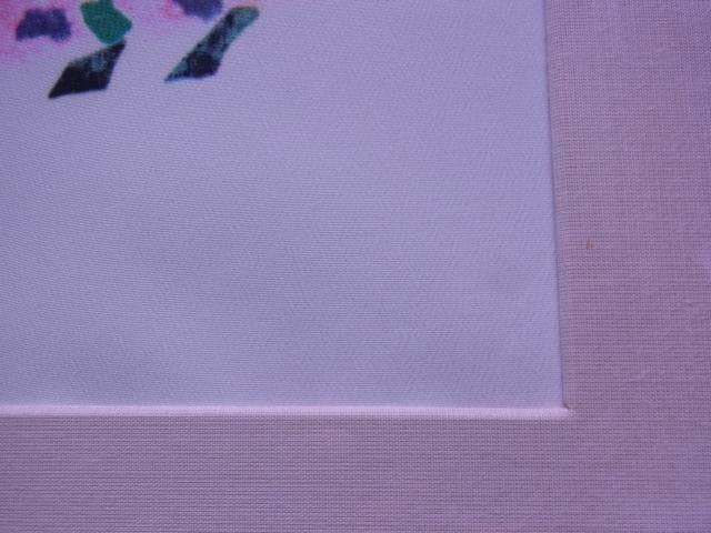 棟方志功　大判風呂敷　くちなし妃の柵　大首　版画絵　専門店額装品　布地印刷　染作