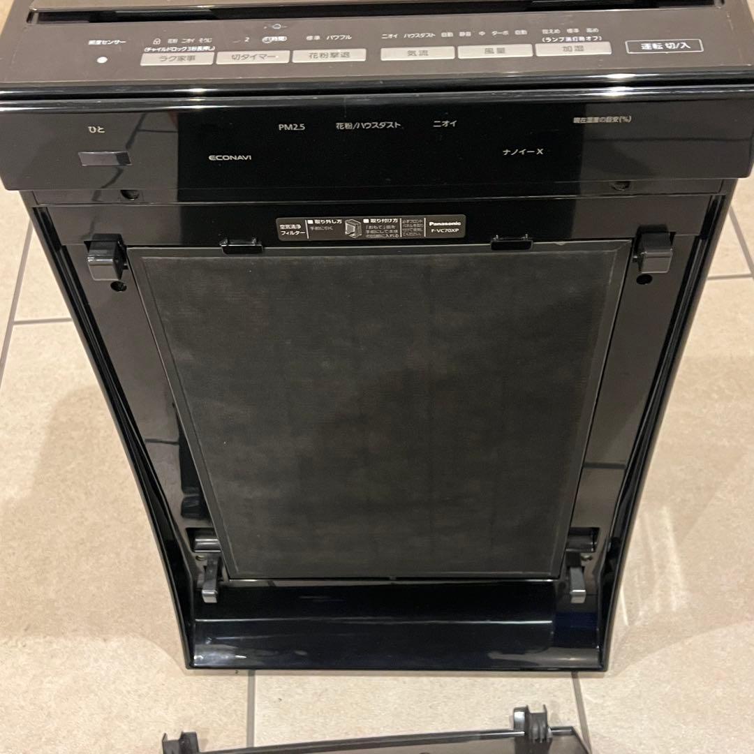 F-VC70XP ブラウン 木目調 Panasonic 加湿空気清浄機