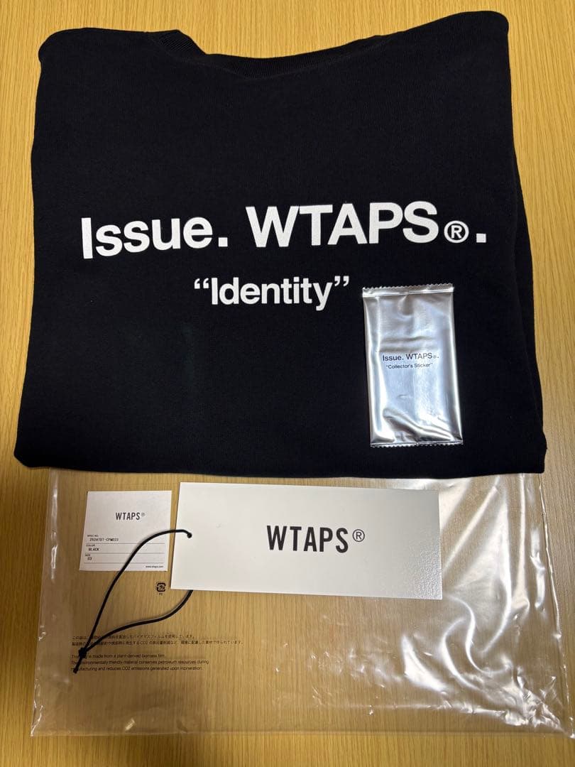 WTAPS IDENTITY SWEATER COTTON ブラック Ｌ