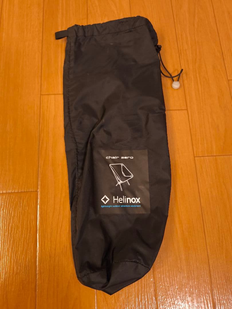 【美品】Helinox ヘリノックス チェアゼロ ブラック