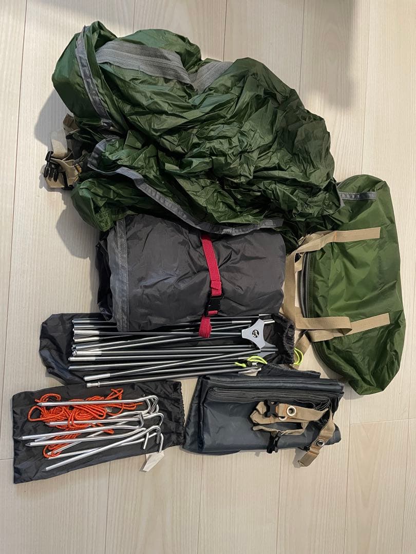 Naturehike テント　1人用　ソロテント　ダークグリーン　スパイダー1