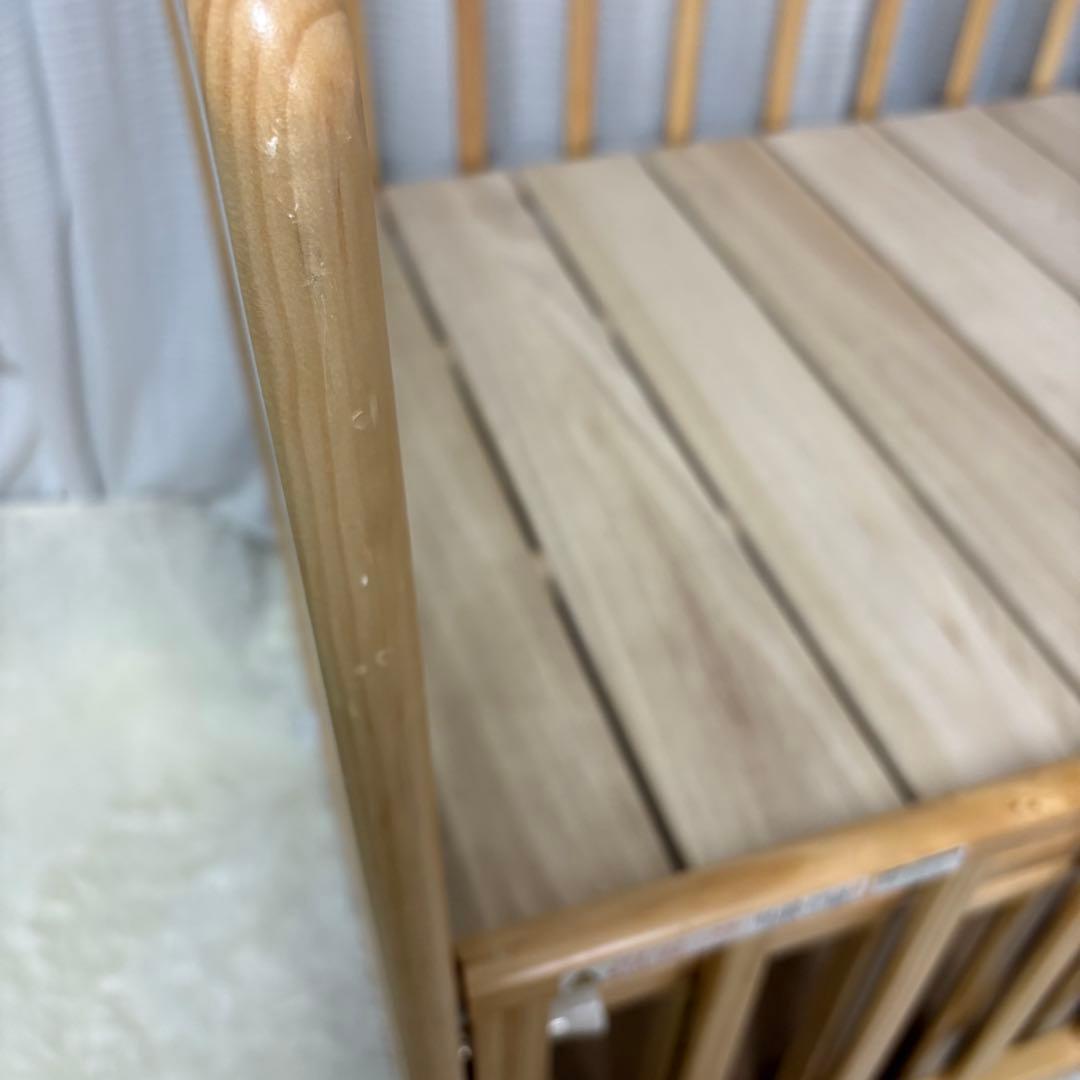 美品　KATOJI ベビーベット　ヘビーサークル　ハイシート　ナチュラル